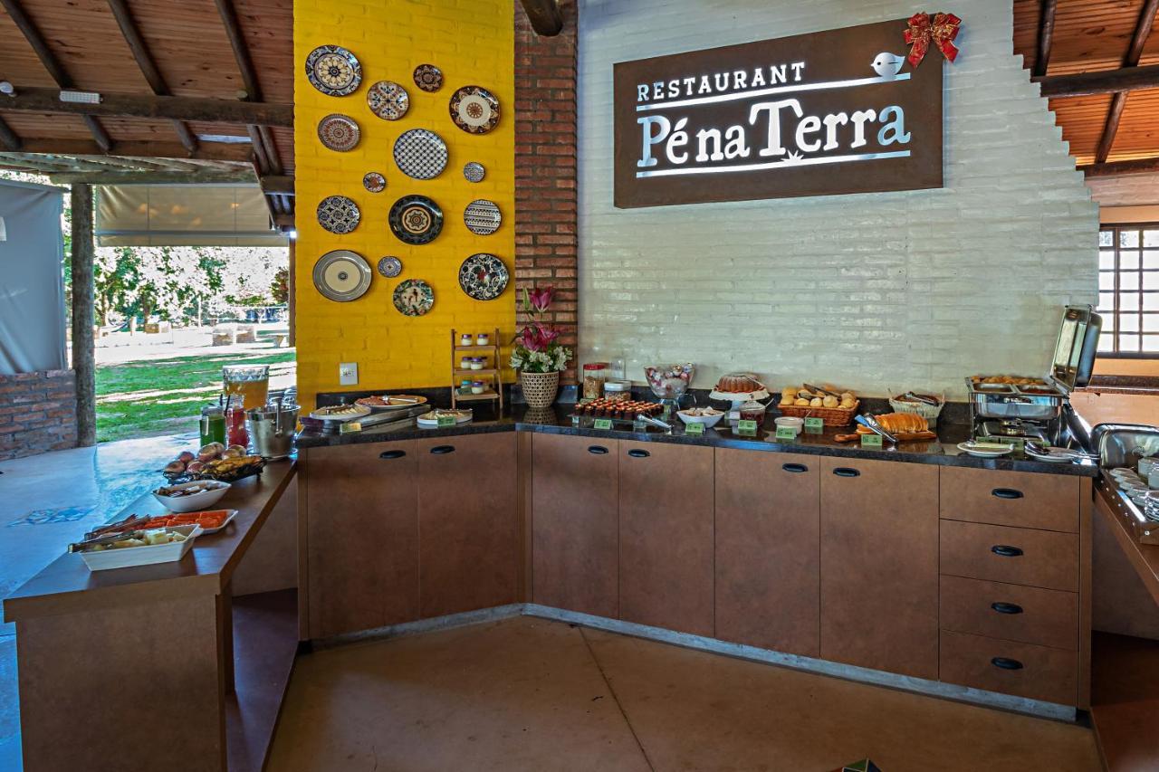 Pousada Pe Na Terra 브로타스 외부 사진